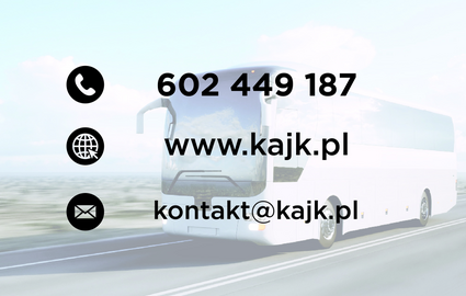 Logo KAJK TOURS TRANSPORT OSOBOWY 2022