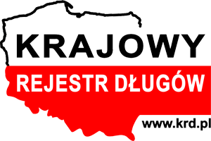 Certyfikat Rzetelna Firma w Krajowym Rejestrze Długów